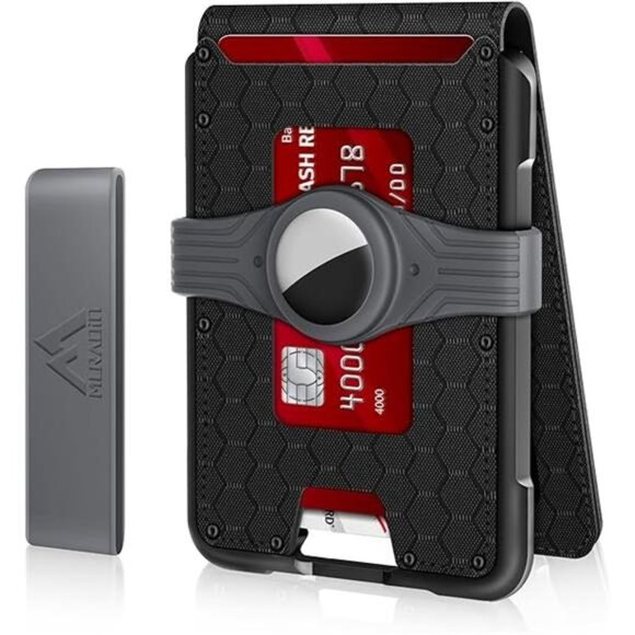 Mens Wallet Tactical Bifold Wallets for Men Metal RFID Blocking Aluminum - Picture 7 of 7